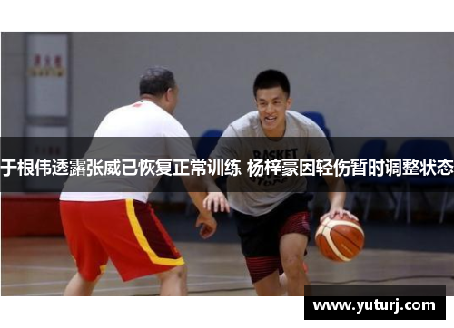 于根伟透露张威已恢复正常训练 杨梓豪因轻伤暂时调整状态