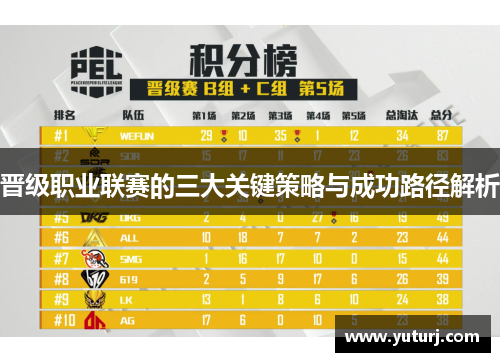 晋级职业联赛的三大关键策略与成功路径解析